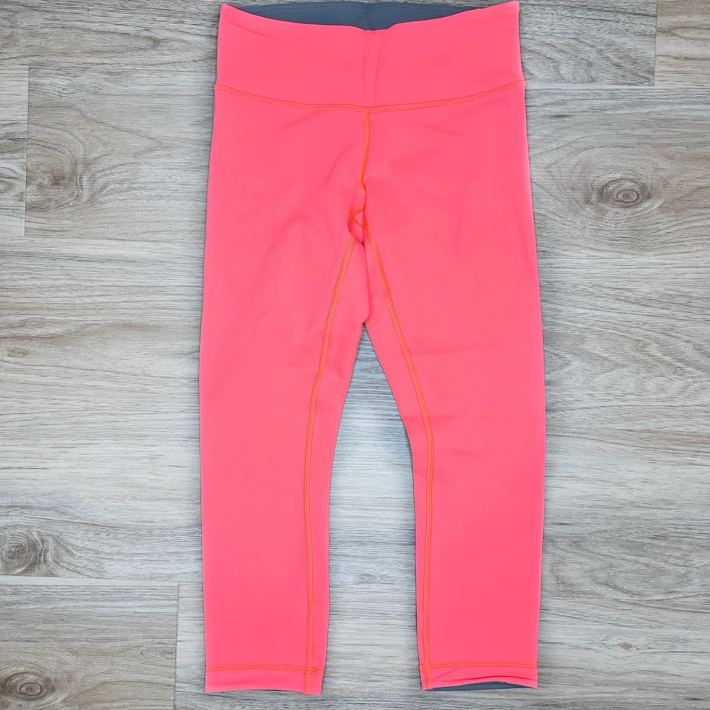 Lululemon Raspberry Cream & Grey Double Lined Cro… - image 2